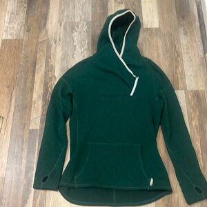 Stio Green Hooded Pullover Sweatshirt
